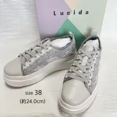 【美品】Lucida ルシーダ Stardust スターダスト 厚底スニーカーのサムネイル
