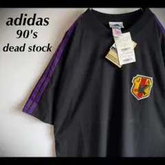 希少90s アディダス サッカー日本代表 Tシャツ 人気 定番 刺繍ロゴ レア