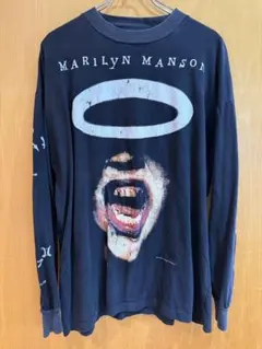 Marilyn Manson（マリリン・マンソン）ヴィンテージ加工 ロンT