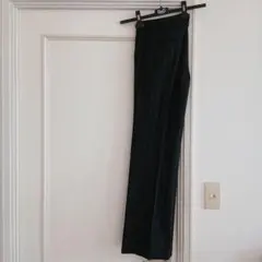ZARA BASIC　ザラ ストライプスラックス サイズ38　ブラック