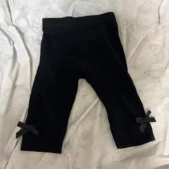 ELFINDOLL CLASSIC 黒 リボン付きパンツ 80