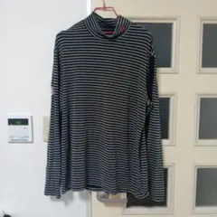 CASTELBAJAC ボーダー ハイネック カットソー