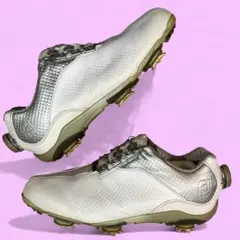 FOOT JOY フットジョイ 24㎝ ゴルフシューズ ホワイト ダイヤル式