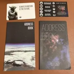 MOLESKINE スターウォーズコラボ アドレス帳　２冊セット　+オマケのサムネイル