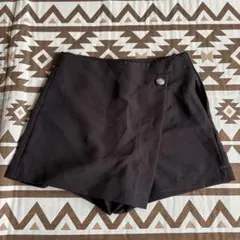 キュロット黒パンツ