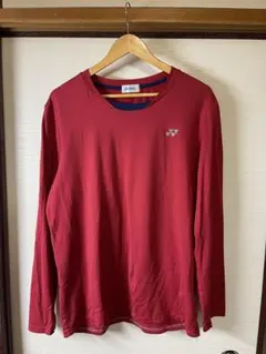 YONEX 赤 ロングスリーブ ウォームアップウェア