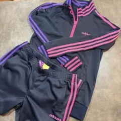 adidas NEO LABEL セットアップ パープル×ピンク(L)