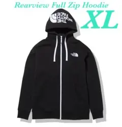 【 XL 】ブラック ★ノースフェイス★リアビューフルジップ フーディー