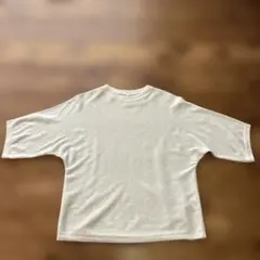 無印良品　五分袖サマーセーター