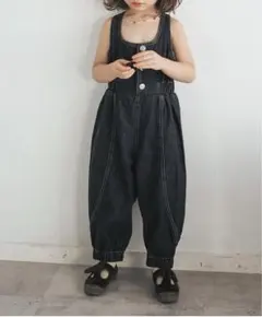 しまむら×soft_cheese さん デニムサロペット80