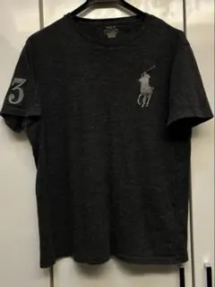 Polo Ralph Lauren Tシャツ L ビッグポニー グレーシルバー
