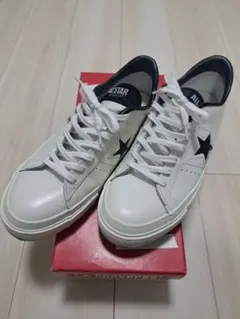 コンバース ONE STAR ワンスター レザー 白黒 26.5㎝