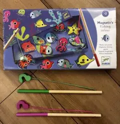 DJECO マグネットフィッシングゲーム 魚釣り 知育玩具