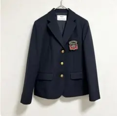 美品 ワルツバイビームスデザイン フォーマル ブレザー ワッペン 【150】紺色