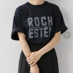 ジャーナルスタンダード　レリューム　USAコットンロゴプリントTEE