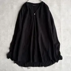 極美品・24年モデル✨TICCA ドットキーネックブラウス ギャザー ドット