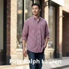 90s Polo Ralph Lauren チェック柄　シャツ　XL相当