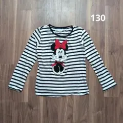 Disney ミニーちゃん 長袖 ロンT 130cm