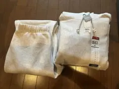 GU ヘビーウェイトスウェットセットライトグレー