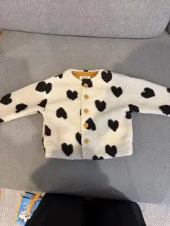 MARKETY'S HOGAN ハート柄フリースジャケット