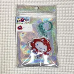 大阪万博 ミャクミャク サンリオ ぷっくり立体キーホルダー シナモン