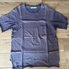 SUBTLE ダークブラウン Tシャツ 02