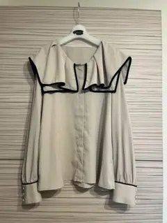 dreskip ブラウス　　グレー　Lサイズ