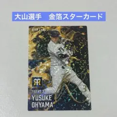 大山悠輔 スターカード 金箔　阪神タイガース　プロ野球チップス