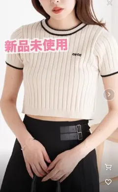 chico 配色刺繍チビニット フリーサイズ