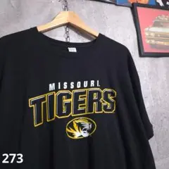 US古着 Missouri Tigers Tシャツ XL 黒 NCAA カレッジ