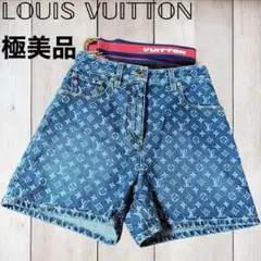 超希少極美品・箱付き】ルイヴィトン モノグラム デニム ショートパンツベルト付き