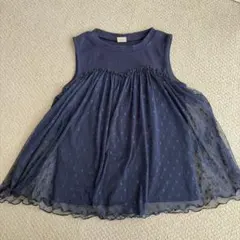 プティマイン　130cm ノースリーブ　フリル　レース