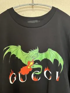 GUCCI コウモリ バットプリント 長袖Tシャツ ロンT グッチ M