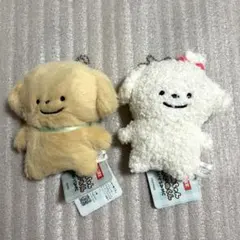 しろいぬちゃんとちゃいぬくん ぬいぐるみ 2種セット - メルカリ