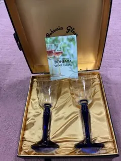 Bohemia Glass ワイングラス 2個セット