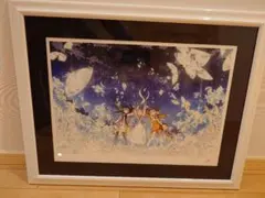 真作□ジェームス・コールマン ディズニー 版画 バンビ□絵画 Disney
