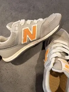 New Balance 574 グレー/オレンジ スニーカー New Balance ニューバランス NEW BALANCE 574 スニーカー