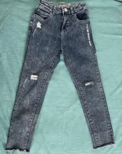 LOVETOXICダメージ加工デニムパンツ