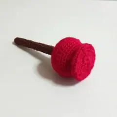 りんご あめ　あみぐるみ