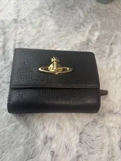 Vivienne Westwood 三つ折り財布 ファスナー式 ブラック