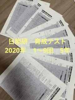 2025年最新】日能研 育成テスト 5年の人気アイテム - メルカリ
