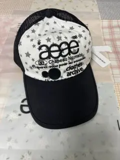 【新品】aeae 星柄 ロゴ ベースボールキャップ