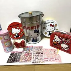 HELLOKITTY ハローキティ まとめ売り ブリキ、シール等 HELLOKITTY ハローキティ まとめ売り ブリキ、シール等 - メルカリ