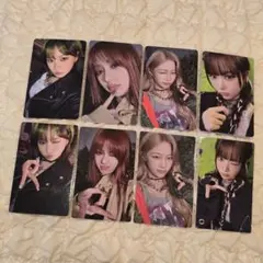 LESSERAFIM ユニバ特典 DIFFERENT ソロジャケ トレカ8枚