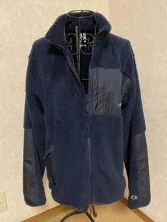 STUSSY フリースジャケット ネイビー M