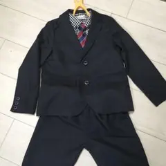 branses フォーマルスーツ 120サイズ ブラック　4点セット