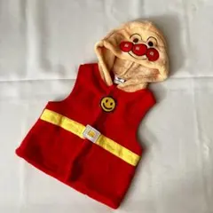 【匿名発送】アンパンマン なりきりベスト 90cm フリース もこもこ