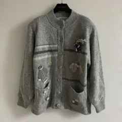 high gate メッシュ カーディガン 蛇とパイナップル刺繍 - メルカリ