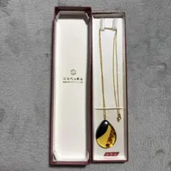 新品未使用】江崎べっ甲店 本甲張 ネックレス 花彫刻 登録有形文化財 