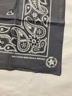 【Shalom】80s-90s シャロム バンダナ 星マーク 片ミミ デッド